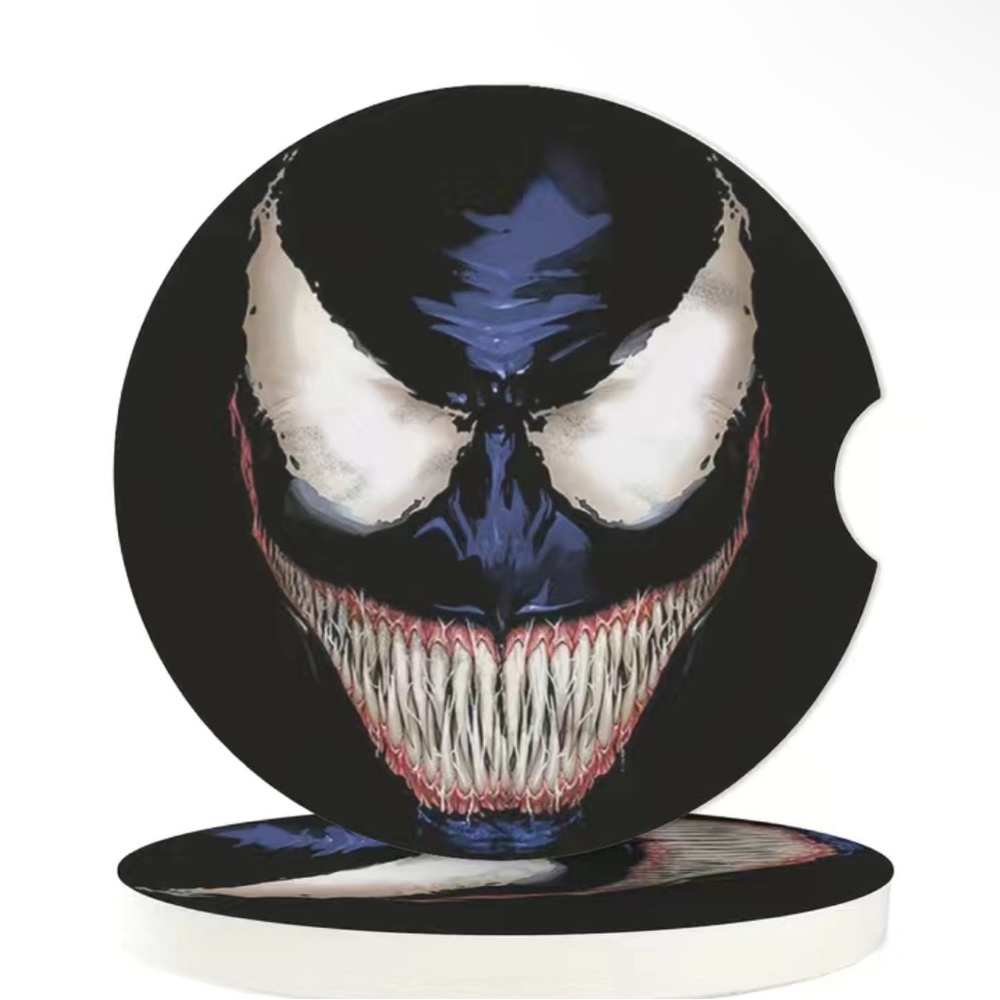 Car Coasters, Silicone Anti Slip Cup Pad Car Interior Supplies - Picture 7 of 16